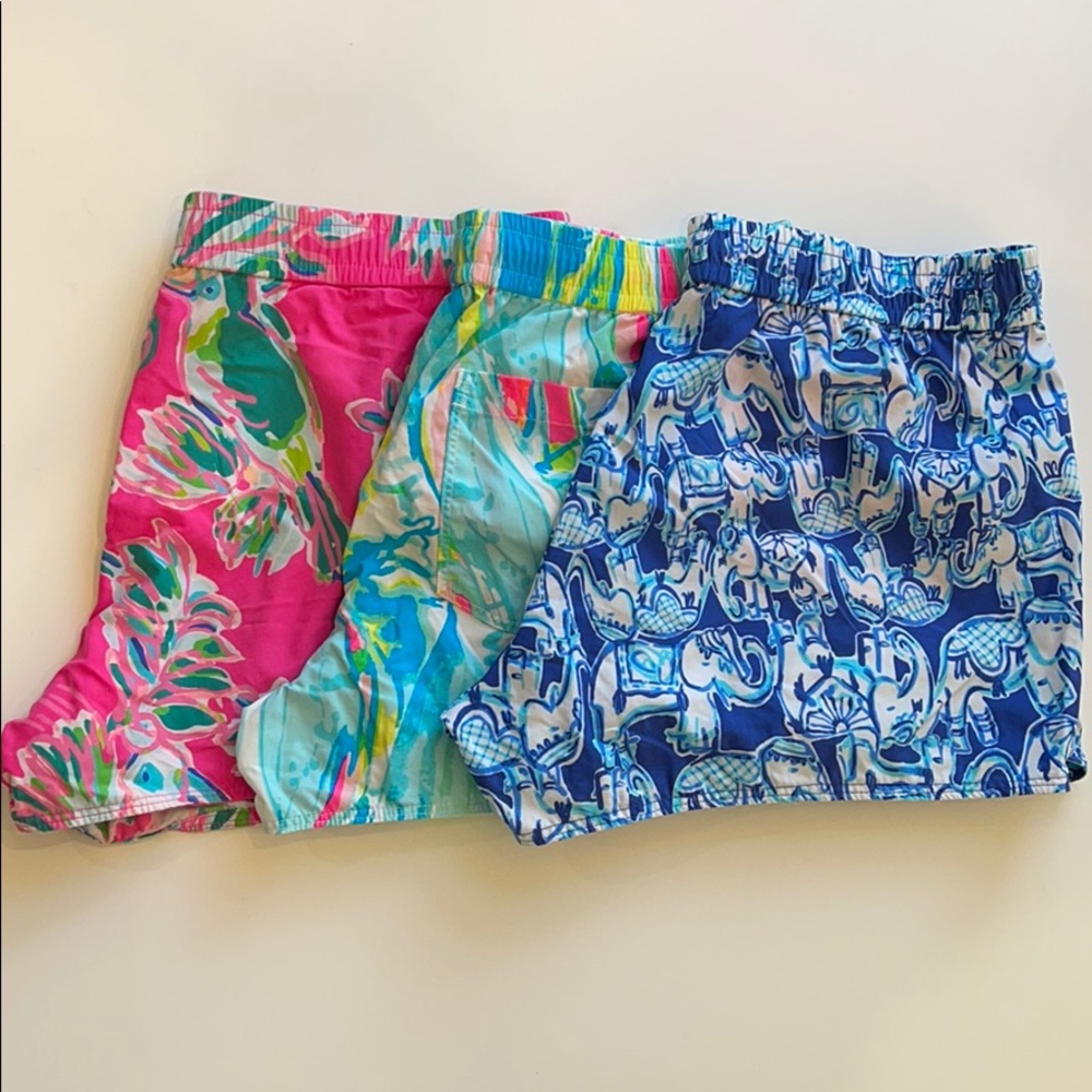 Lilly Pulitzer Runaround Shorts Bundle of 3